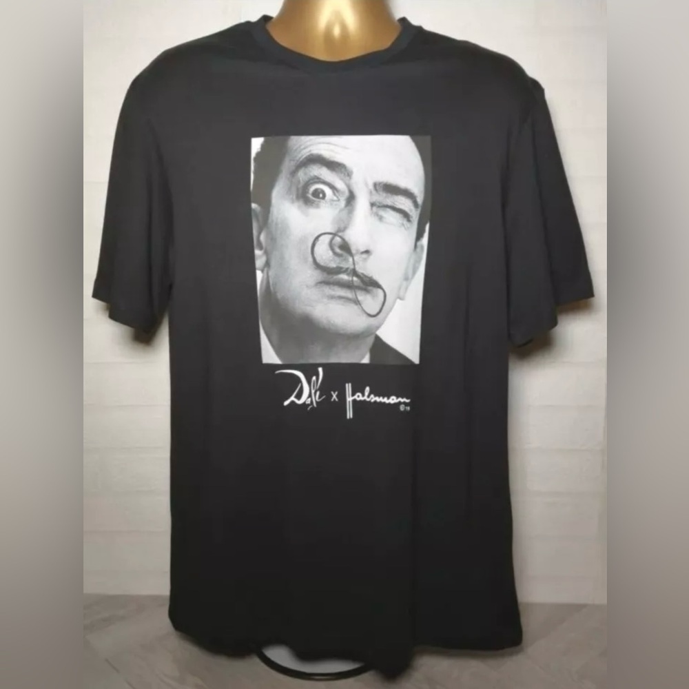 Salvador Dali x Philippe Halsman Men's M/L Organic Cotton Spanish Art T-Shirt
